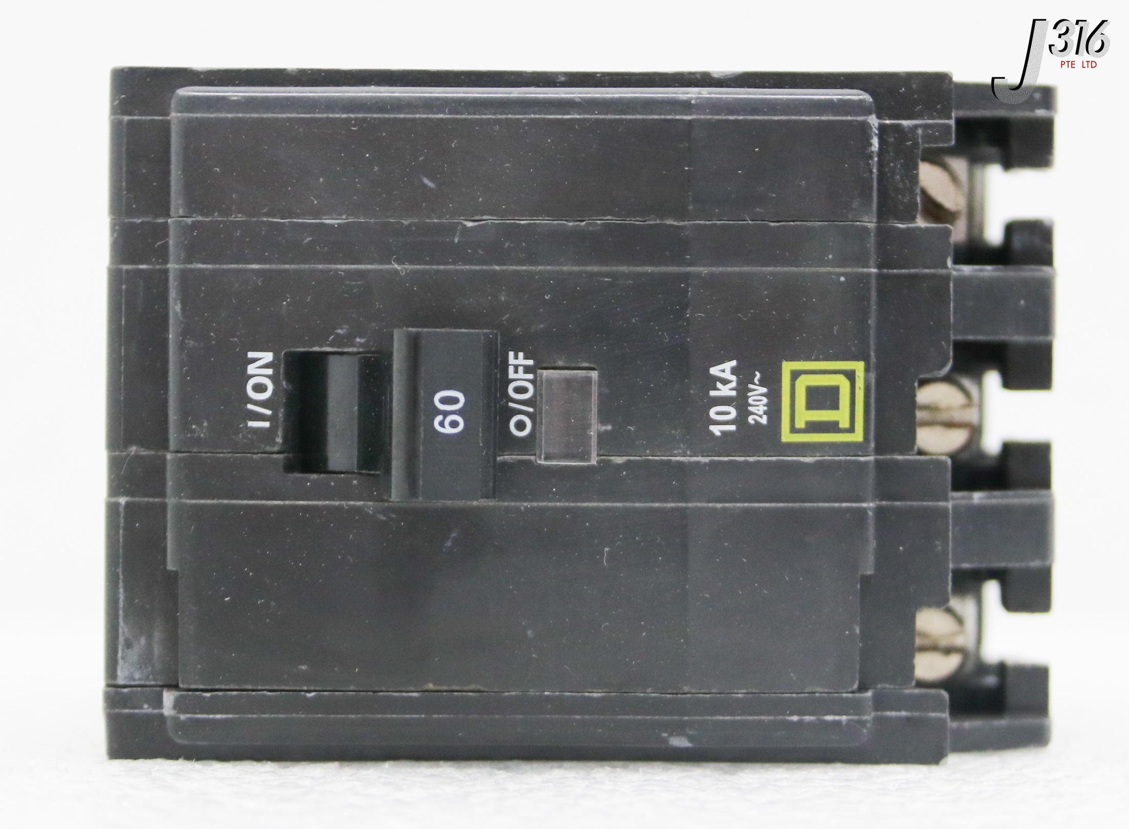 タケ 36480 SCHNEIDER ELECTRIC 3-POLE CIRCUIT BREAKER, 60A, 10kA, SQUARE